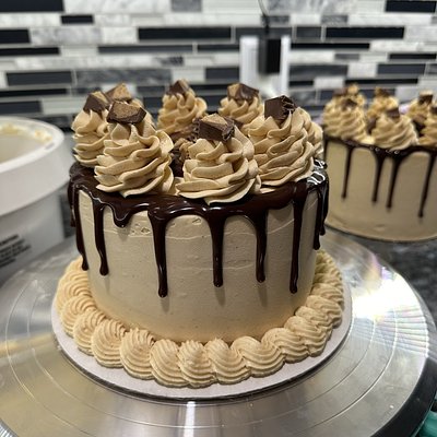 Chocolate Peanut Butter Cake (Reese’s)