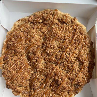 Caramel Apple Crisp Pie