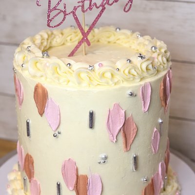 8” Round Custom Cake - 20 Servings