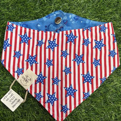 Large Reversible Red, White & Blue