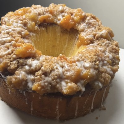 Peach Cobbler Pound Cake