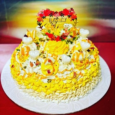 Mango Rasmalai Cake  