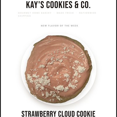 Strawberry Cloud Cookie