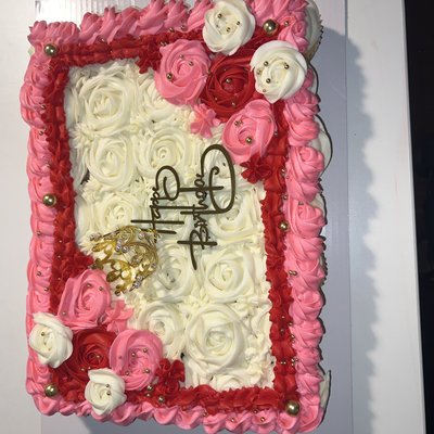 1/2 Sheet cupcake Cake 24ct 