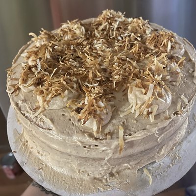 Butterscotch Toasted Coconut Cake (Jar/Full)