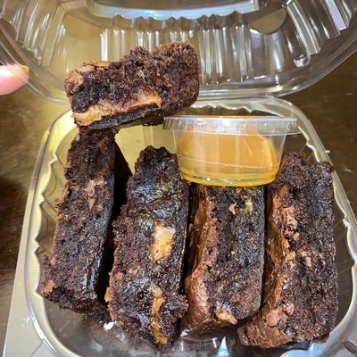 Dozen Caramel Brownies 