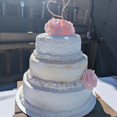 Stacked Tiered Cake 
