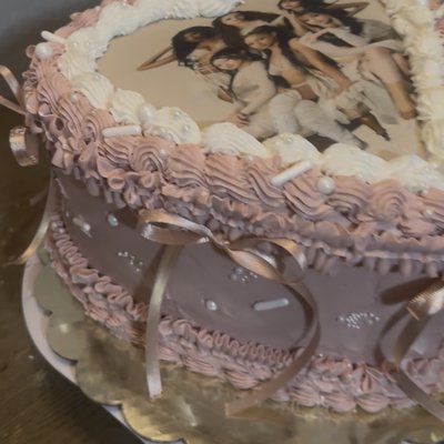 Custom Heart Cake 