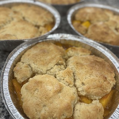 Sourdough Fruit Cobbler 8in