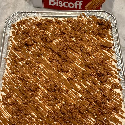 Biscoff Cookie Butter Pudding- Party Pan