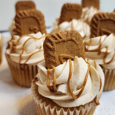 Biscoff Cookie Butter Cupcakes