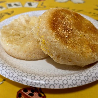 Sourdough Spelt English Muffins