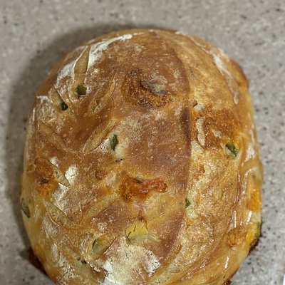 Cheddar Jalapeño Sourdough Bread