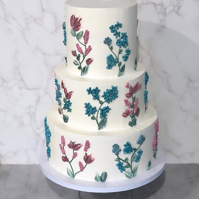 Three Tier Custom Cake