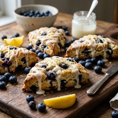 Sourdough Blueberry Lemon Scones (4pk)