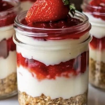 Strawberry Cheesecake Cups