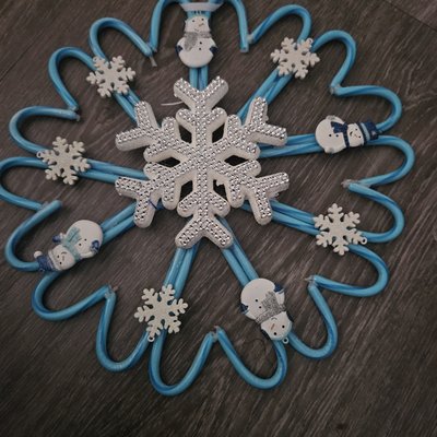 Candy Cane Wreaths