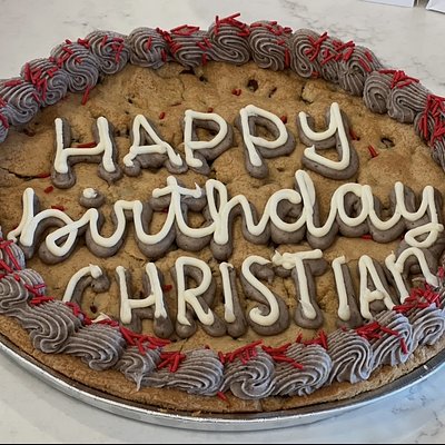 Chocolate Chip Cookie Cake- Round 