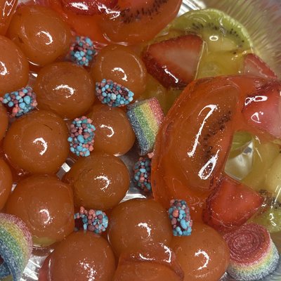 Candied Fruity Slices & Grapes 🍇 🥝🍍