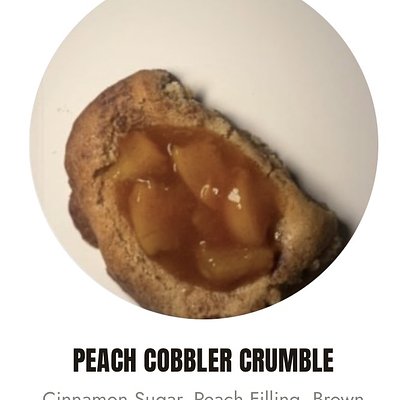 Peach Cobbler Cookie
