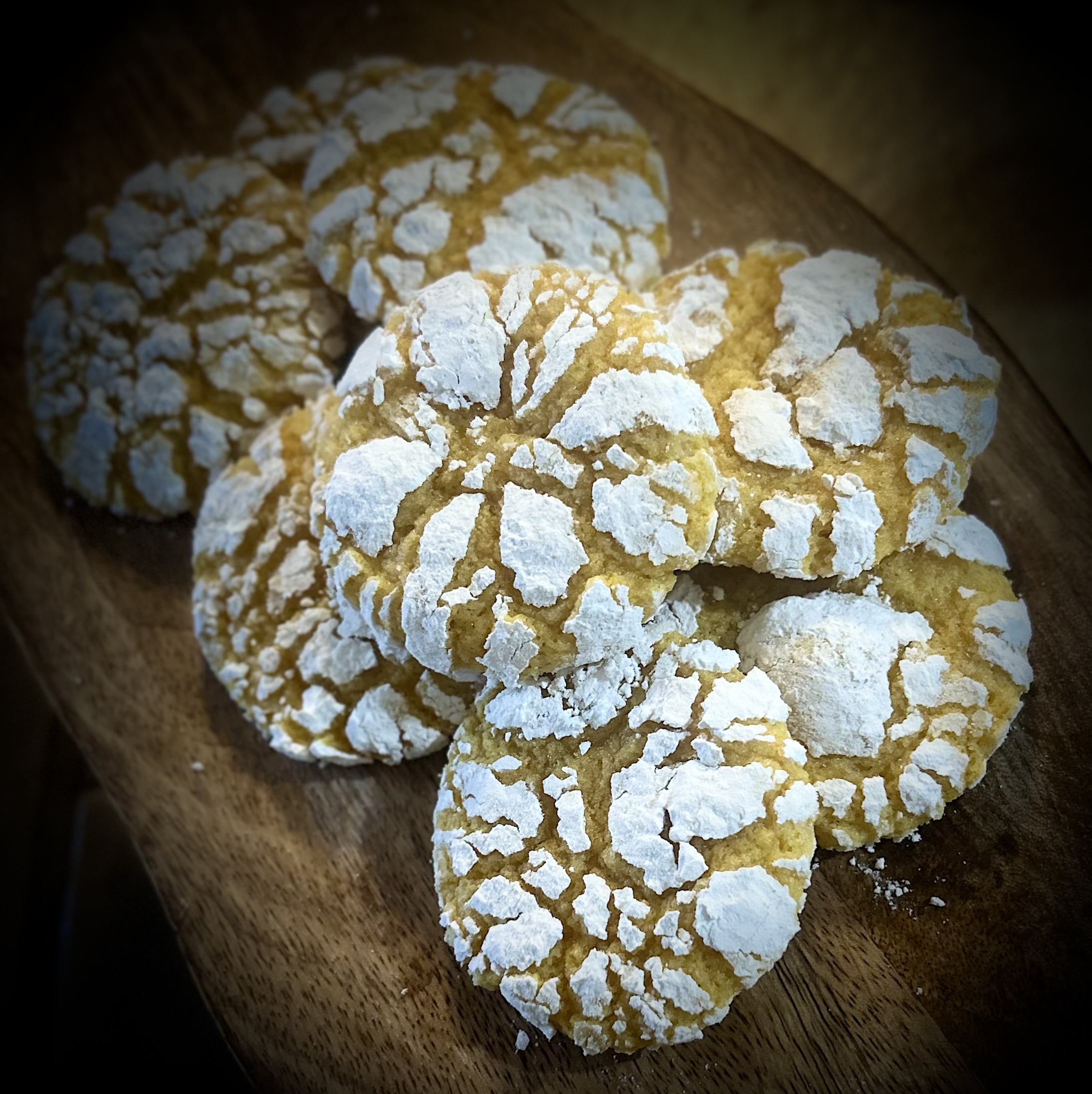 Lemon Crinkle Cookies 