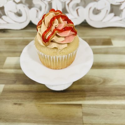 Peanut Butter And Jelly Cupcakes 