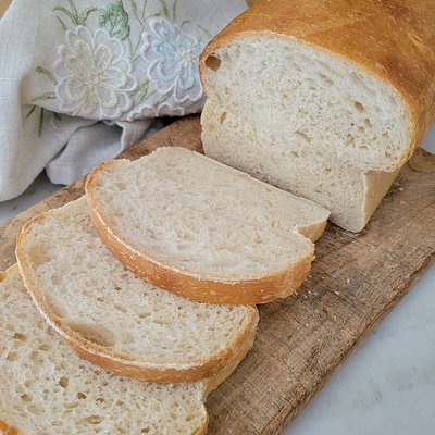 Soft Sourdough Sandwich Loaf 