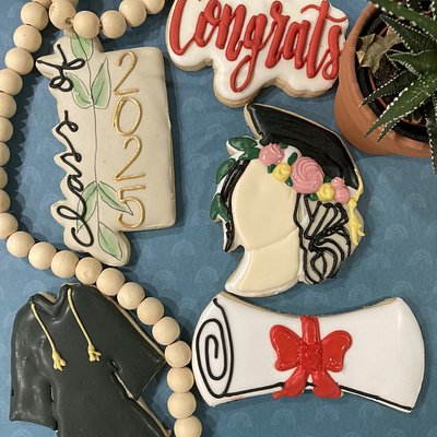 Individual Graduation Cookies