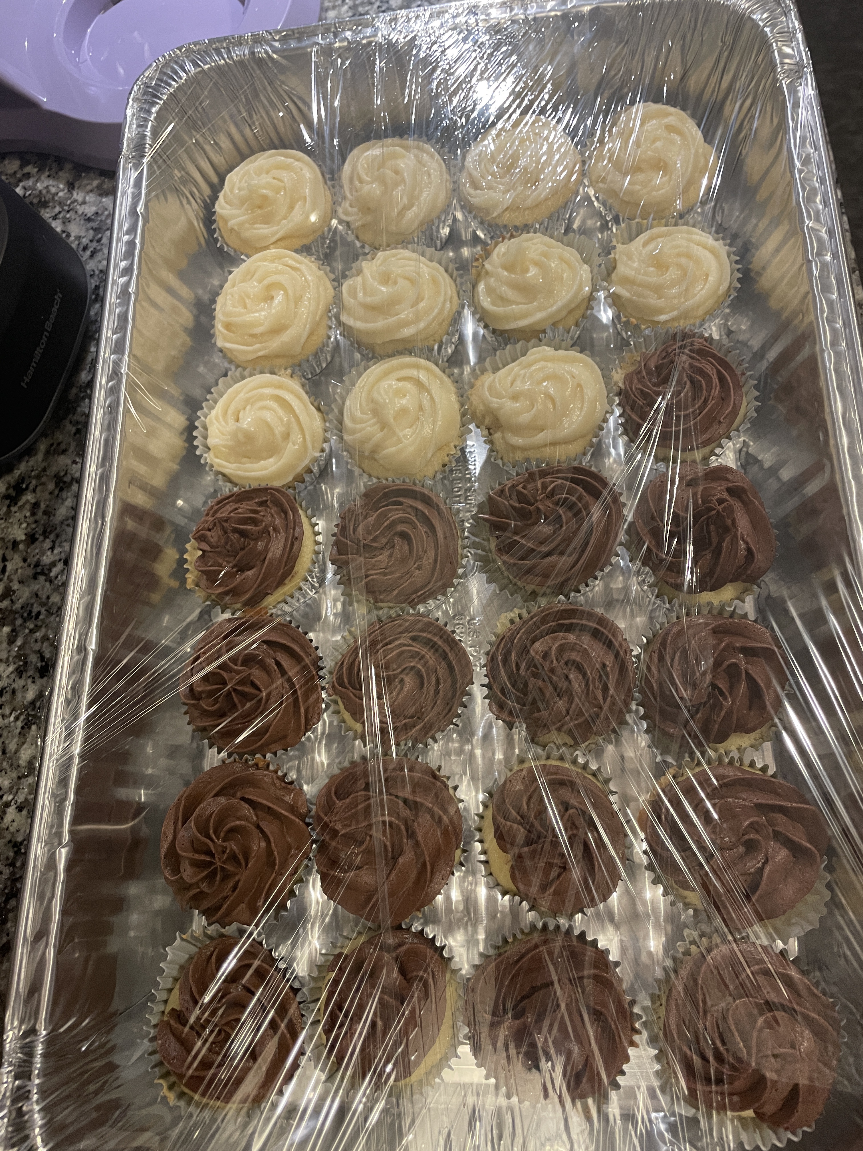 Vanilla Cupcakes With Frosting Of Your Choice 