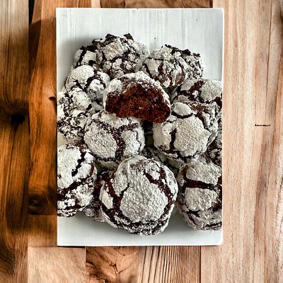 Crinkle cookies