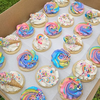 Decorated Buttercream Cookies