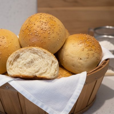 Sesame Hamburger Buns
