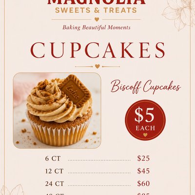 48 COUNT  BISCOFF CUPCAKES