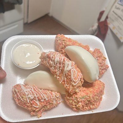 Strawberry Shortcake Apple Slices w/dip