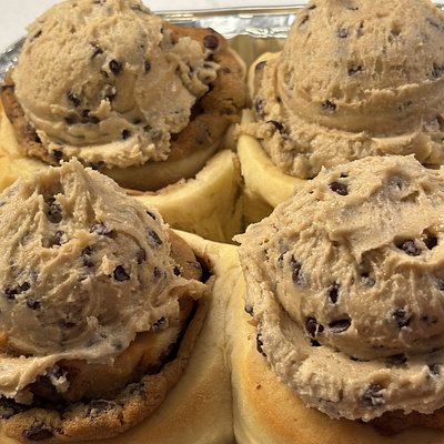 Mini Cookie Dough Sweet Rolls- (9 Mini Rolls)
