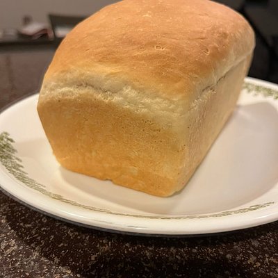 White Sandwich Bread Loaf