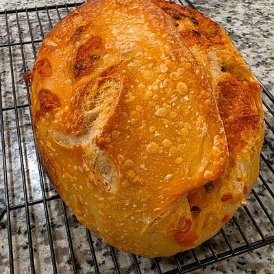 Jalapeno Cheddar Sourdough Bread