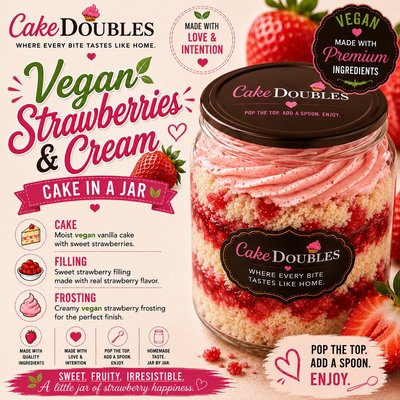 Vegan Strawberries & Cream
