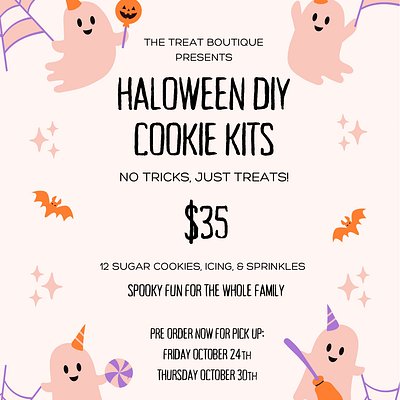 DIY Halloween Cookie Kit