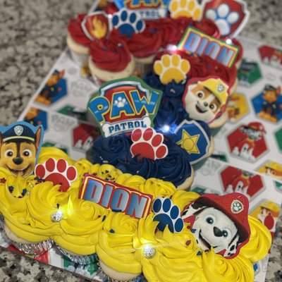 Custom Cupcake 🧁Number # Board
