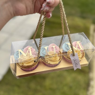 3 Luxury Cupcake Box