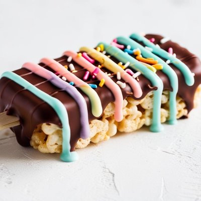 Customizable Specialty Chocolate Dipped Rice Krispie Treats