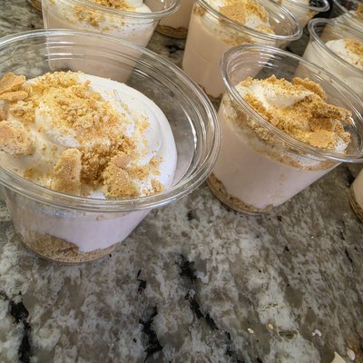 Strawberry Pudding Cups 