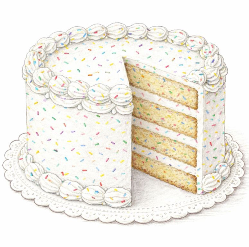 8” Custom Cake (feeds 25)