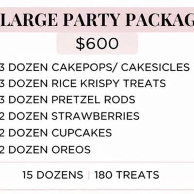Xlarge Party Package 
