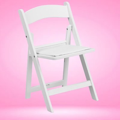 Kids White Resin Chairs