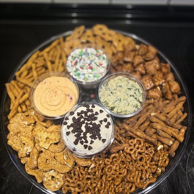 Pretzel Charcuterie Board
