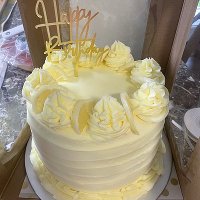 6” or 8” Lemon Velvet Cake 