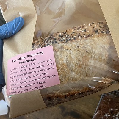 Everything Bagel Seasoning Sourdough 