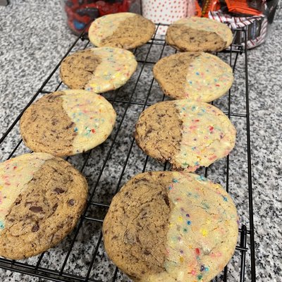Half and Half Chocolate Chip / Confetti